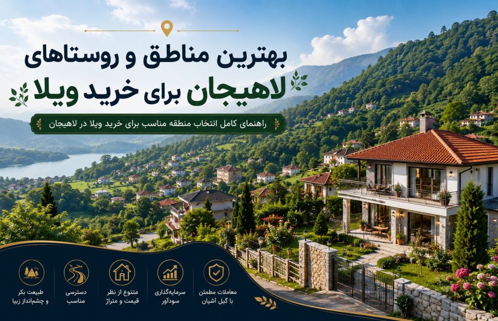 بهترین مناطق و روستاهای لاهیجان برای خرید ویلا